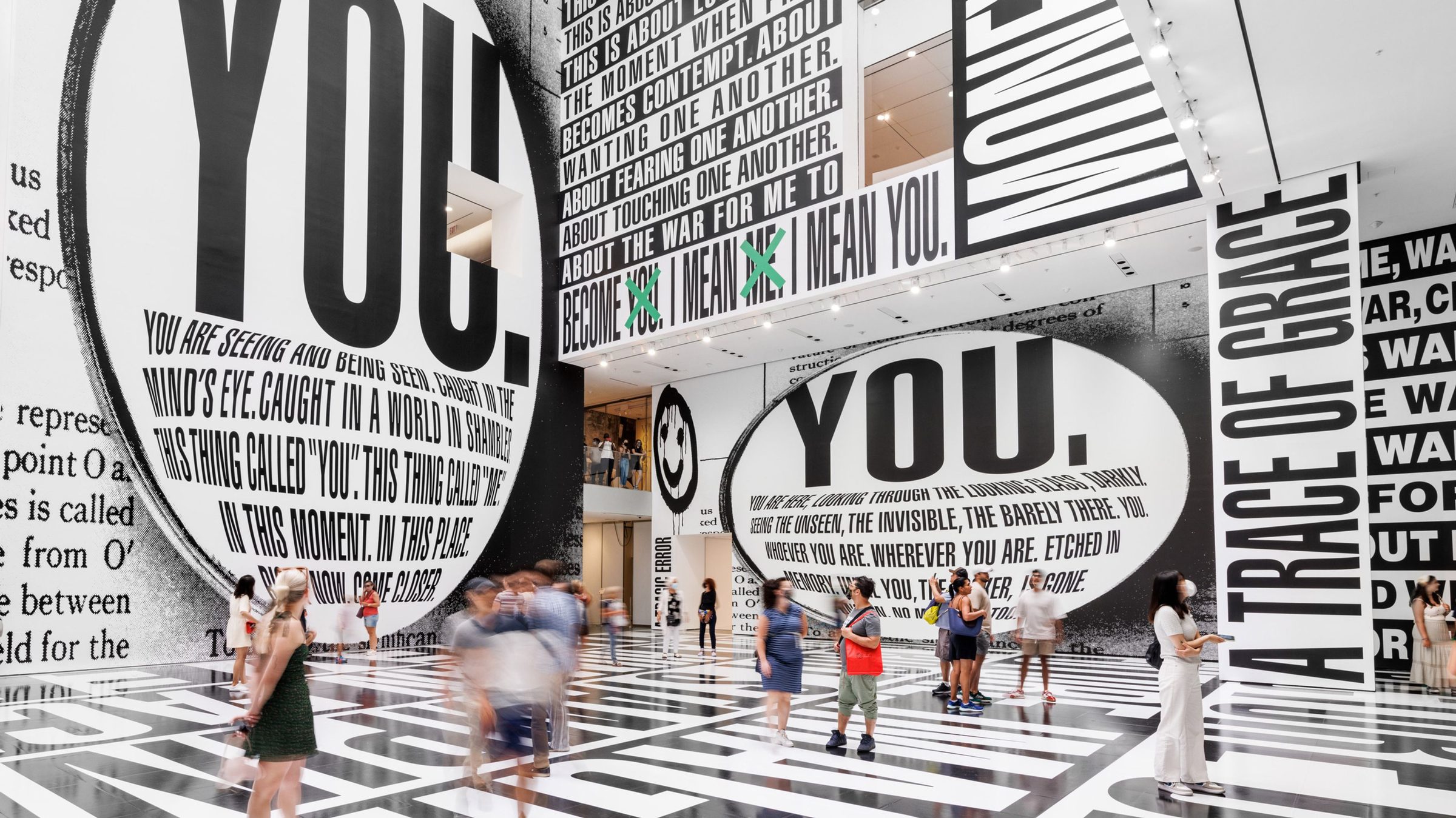 Barbara Kruger, installation view
